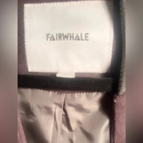 Vintage Mark FAIRWHALE nylon wool green 2 snap pockets overcoat jacket XXL - Picture 3 of 6